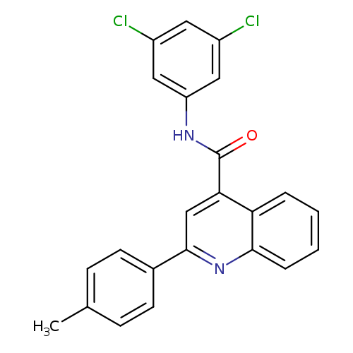 N-(3,5-dichlorophenyl)-2-(4-methylphenyl)-4-quinolinecarboxamide