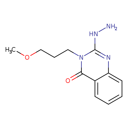 2-hydrazinyl-3-(3-methoxypropyl)-3,4-dihydroquinazolin-4-one