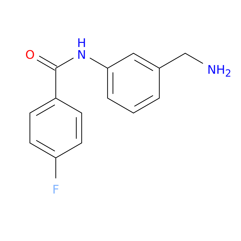 N-[3-(aminomethyl)phenyl]-4-fluorobenzamide