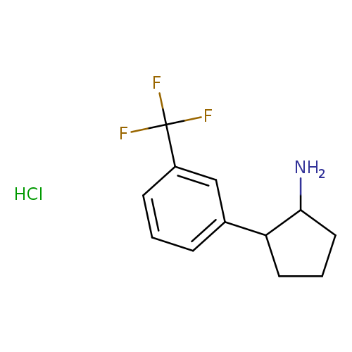 2-[3-(trifluoromethyl)phenyl]cyclopentan-1-amine hydrochloride