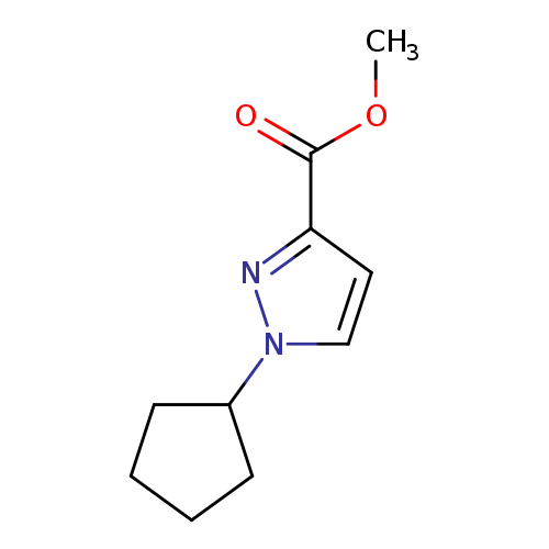 Methyl 1-cyclopentyl-1H-pyrazole-3-carboxylate
