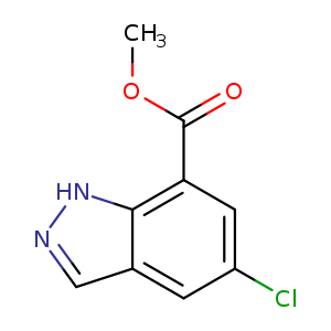 1H-Indazole-7-carboxylic acid, 5-chloro-, methyl ester