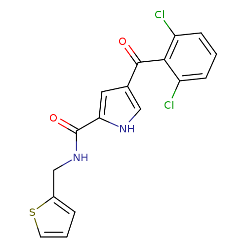 4-(2,6-dichlorobenzoyl)-N-[(thiophen-2-yl)methyl]-1H-pyrrole-2-carboxamide