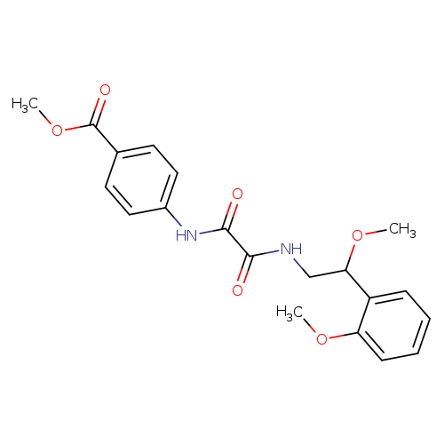 methyl 4-({[2-methoxy-2-(2-methoxyphenyl)ethyl]carbamoyl}formamido)benzoate