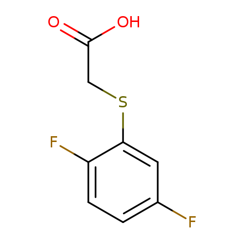 2-[(2,5-difluorophenyl)sulfanyl]acetic acid
