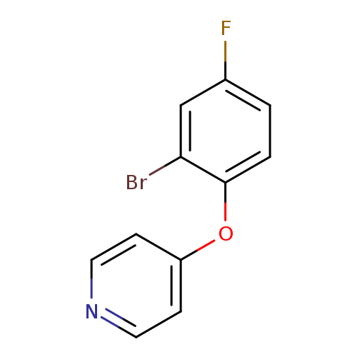 4-(2-bromo-4-fluorophenoxy)pyridine
