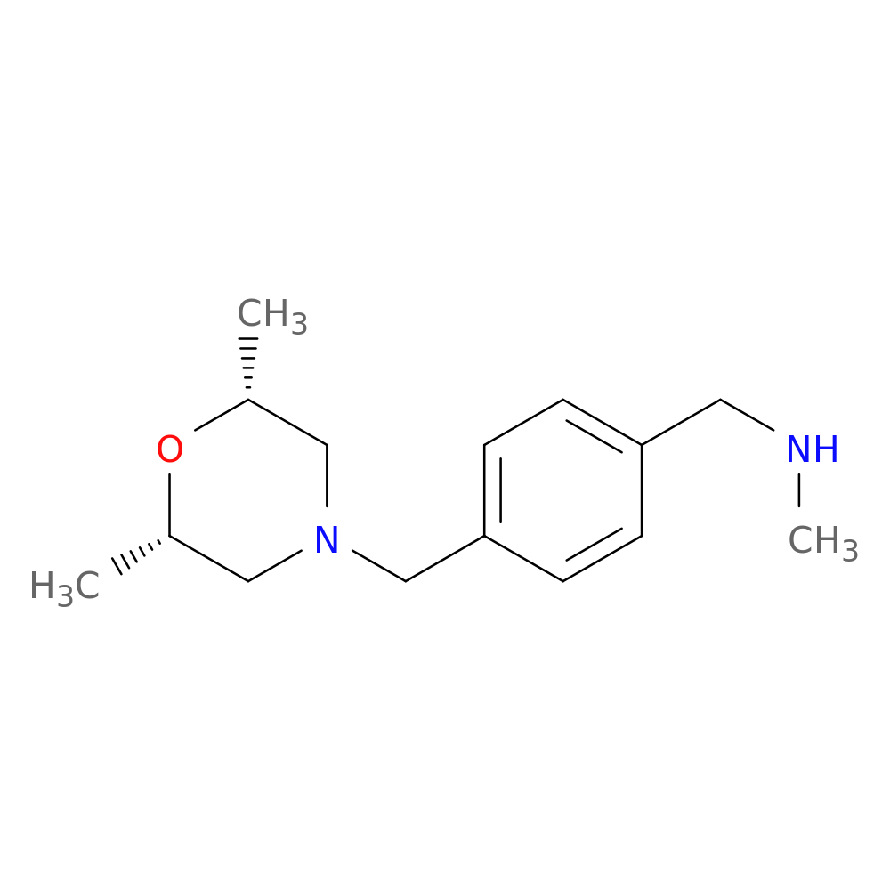 [(4-{[(2R,6S)-2,6-dimethylmorpholin-4-yl]methyl}phenyl)methyl](methyl)amine