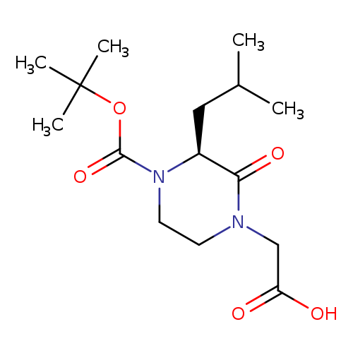 (3S)-4-Boc-1-carboxymethyl-3-isobutyl-piperazin-2-one