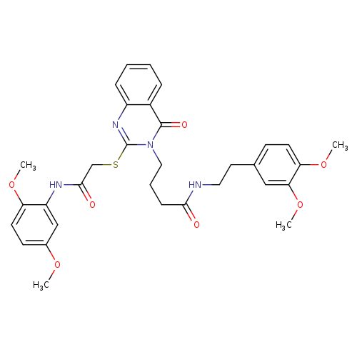 4-[2-({[(2,5-dimethoxyphenyl)carbamoyl]methyl}sulfanyl)-4-oxo-3,4-dihydroquinazolin-3-yl]-N-[2-(3,4-dimethoxyphenyl)ethyl]butanamide