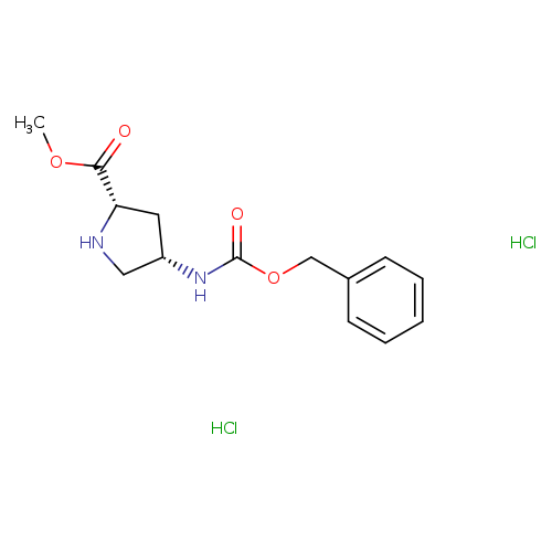 (2S,4S)-Methyl 4-(((benzyloxy)carbonyl)amino)pyrrolidine-2-carboxylate dihydrochloride