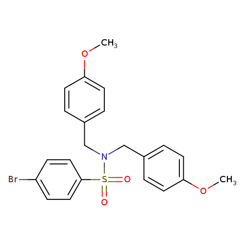 Benzenesulfonamide, 4-bromo-N,N-bis[(4-methoxyphenyl)methyl]-