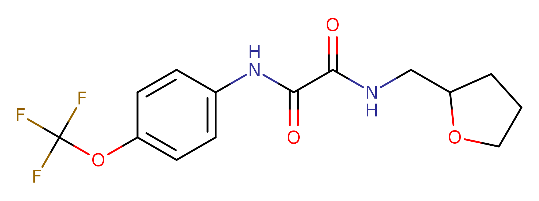 N-[(oxolan-2-yl)methyl]-N'-[4-(trifluoromethoxy)phenyl]ethanediamide