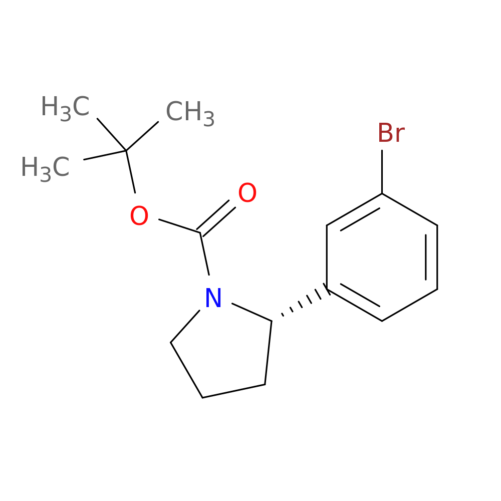 (S)-tert-Butyl 2-(3-bromophenyl)pyrrolidine-1-carboxylate