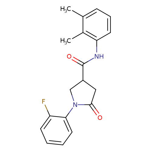 N-(2,3-dimethylphenyl)-1-(2-fluorophenyl)-5-oxopyrrolidine-3-carboxamide