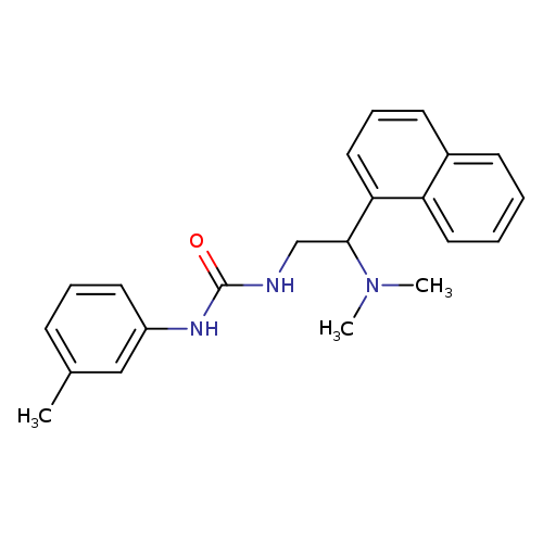 3-[2-(dimethylamino)-2-(naphthalen-1-yl)ethyl]-1-(3-methylphenyl)urea