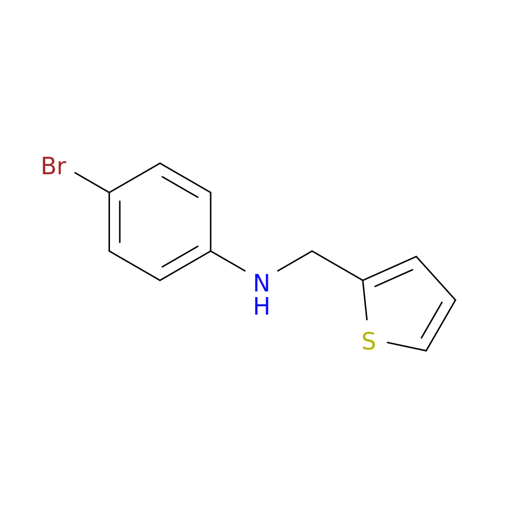 4-bromo-N-[(thiophen-2-yl)methyl]aniline
