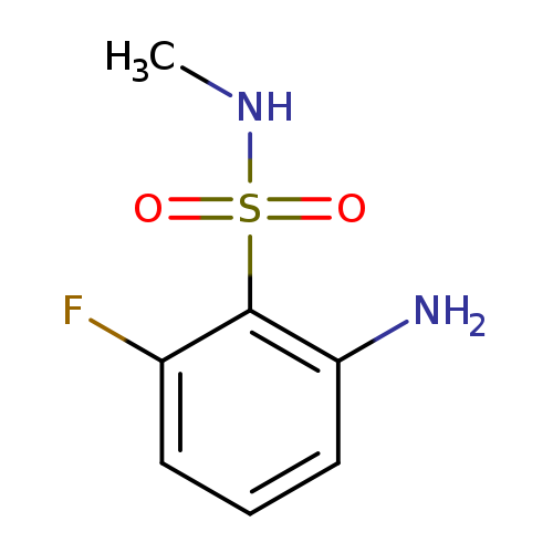 2-amino-6-fluoro-N-methylbenzene-1-sulfonamide