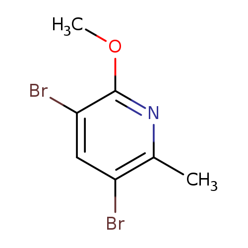Pyridine, 3,5-dibromo-2-methoxy-6-methyl-