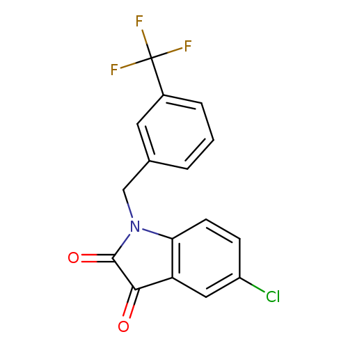 1H-Indole-2,3-dione, 5-chloro-1-[[3-(trifluoromethyl)phenyl]methyl]-
