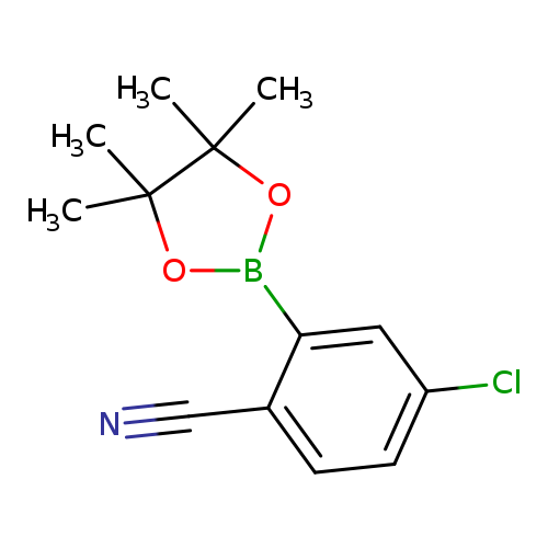 Benzonitrile, 4-chloro-2-(4,4,5,5-tetramethyl-1,3,2-dioxaborolan-2-yl)-