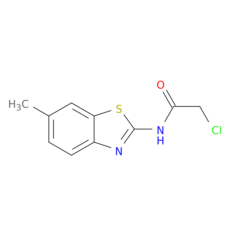 2-Chloro-N-(6-methyl-2-benzothiazolyl)acetamide