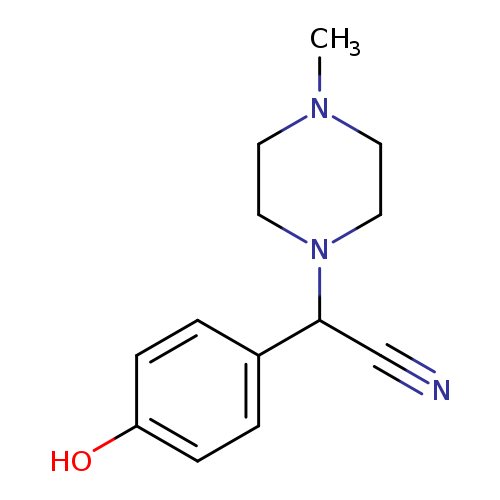 2-(4-hydroxyphenyl)-2-(4-methylpiperazin-1-yl)acetonitrile