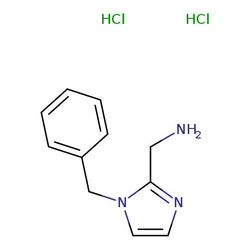 [(1-benzyl-1H-imidazol-2-yl)methyl]amine dihydrochloride