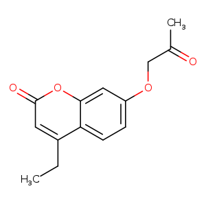 4-Ethyl-7-(2-oxopropoxy)-2H-chromen-2-one