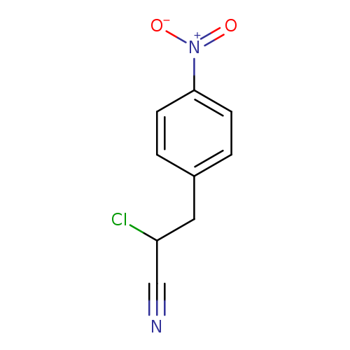 2-chloro-3-(4-nitrophenyl)propanenitrile