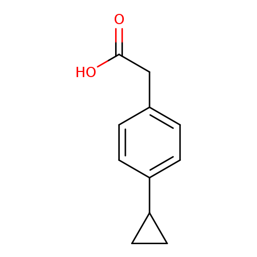 Benzeneacetic acid, 4-cyclopropyl-