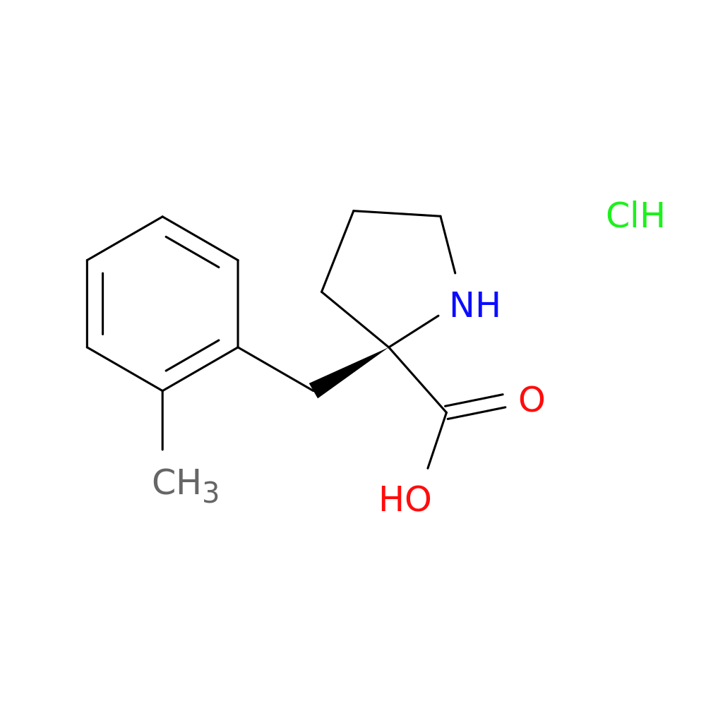 (R)-2-(2-Methylbenzyl)pyrrolidine-2-carboxylic acid hydrochloride