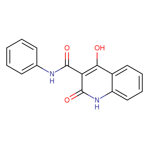 3-Quinolinecarboxamide, 1,2-dihydro-4-hydroxy-2-oxo-N-phenyl-