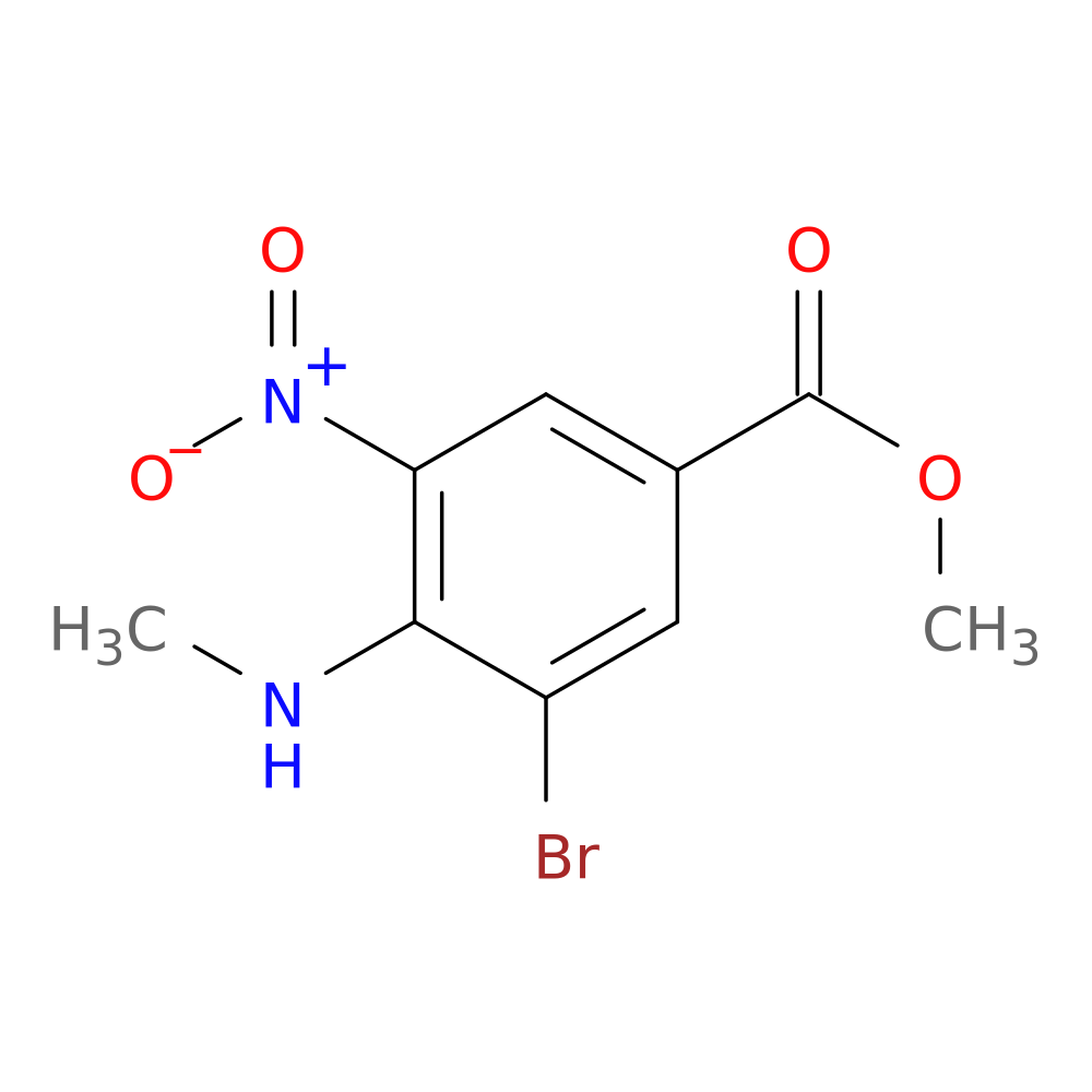 Methyl 3-bromo-4-(methylamino)-5-nitrobenzoate