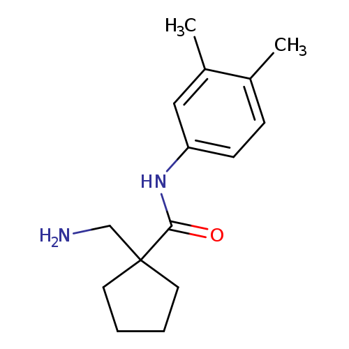 1-(aminomethyl)-N-(3,4-dimethylphenyl)cyclopentane-1-carboxamide