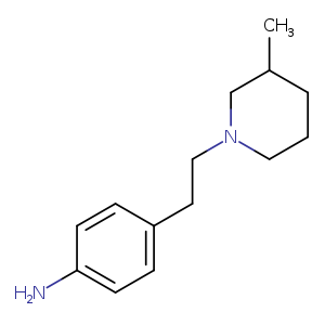 4-[2-(3-Methylpiperidin-1-yl)ethyl]aniline