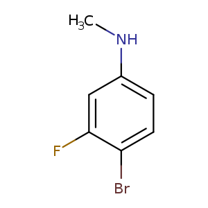 Benzenamine, 4-bromo-3-fluoro-N-methyl-