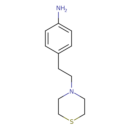 4-[2-(thiomorpholin-4-yl)ethyl]aniline