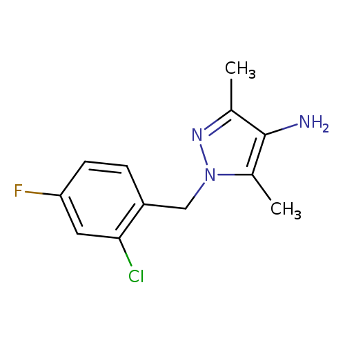 1-(2-Chloro-4-fluorobenzyl)-3,5-dimethyl-1h-pyrazol-4-amine