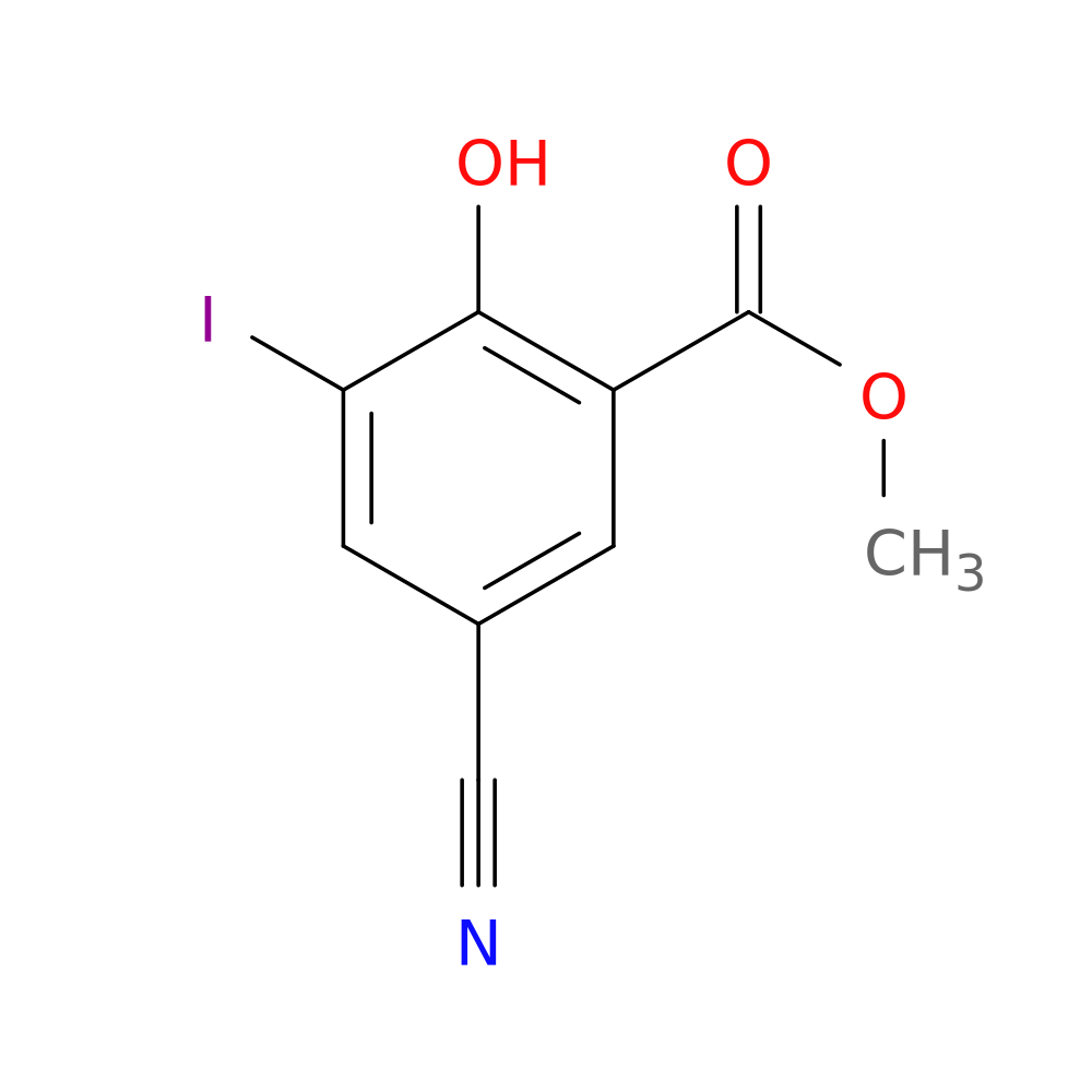 Methyl 5-cyano-2-hydroxy-3-iodobenzoate