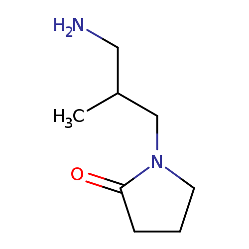 1-(3-amino-2-methylpropyl)pyrrolidin-2-one