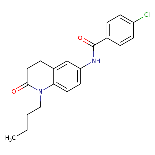 N-(1-butyl-2-oxo-1,2,3,4-tetrahydroquinolin-6-yl)-4-chlorobenzamide