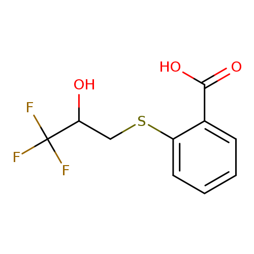 2-[(3,3,3-Trifluoro-2-hydroxypropyl)sulfanyl]benzenecarboxylic acid