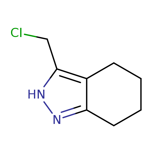 3-(chloromethyl)-4,5,6,7-tetrahydro-2H-indazole hydrochloride
