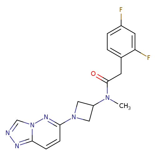 2-(2,4-difluorophenyl)-N-methyl-N-(1-{[1,2,4]triazolo[4,3-b]pyridazin-6-yl}azetidin-3-yl)acetamide