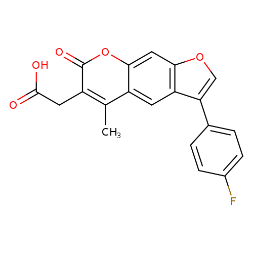 [3-(4-Fluorophenyl)-5-methyl-7-oxo-7h-furo[3,2-g]chromen-6-yl]acetic acid