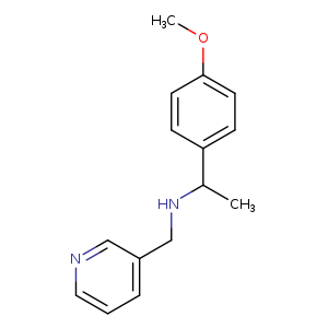 1-(4-Methoxyphenyl)-N-(pyridin-3-ylmethyl)ethanamine