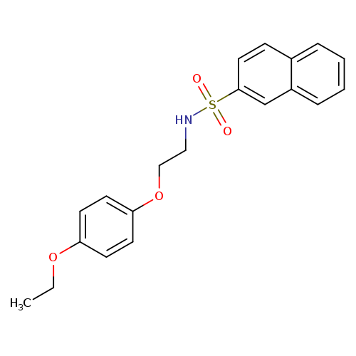 N-[2-(4-ethoxyphenoxy)ethyl]naphthalene-2-sulfonamide