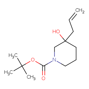 1-Piperidinecarboxylic acid, 3-hydroxy-3-(2-propen-1-yl)-, 1,1-dimethylethyl ester