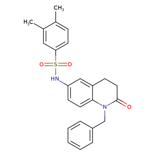 N-(1-benzyl-2-oxo-1,2,3,4-tetrahydroquinolin-6-yl)-3,4-dimethylbenzene-1-sulfonamide