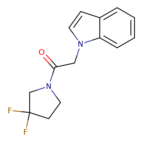 1-(3,3-difluoropyrrolidin-1-yl)-2-(1H-indol-1-yl)ethan-1-one